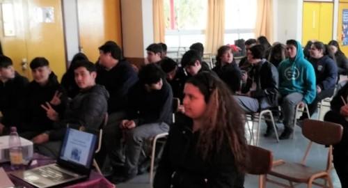 Las actividades se han desarrollado en colegios pertenecientes al sector sur oriente de la región metropolitana.