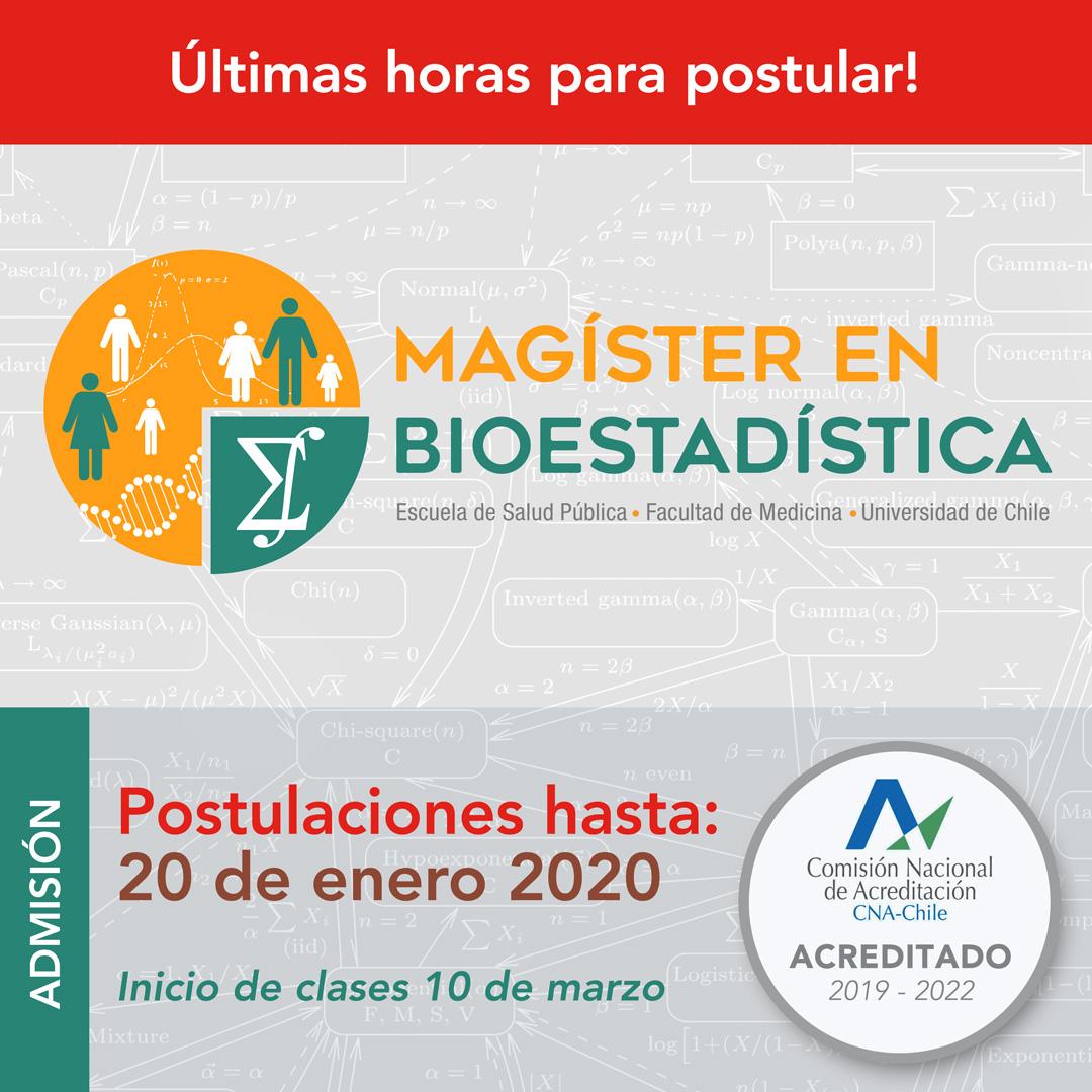 Magíster en bioestadística