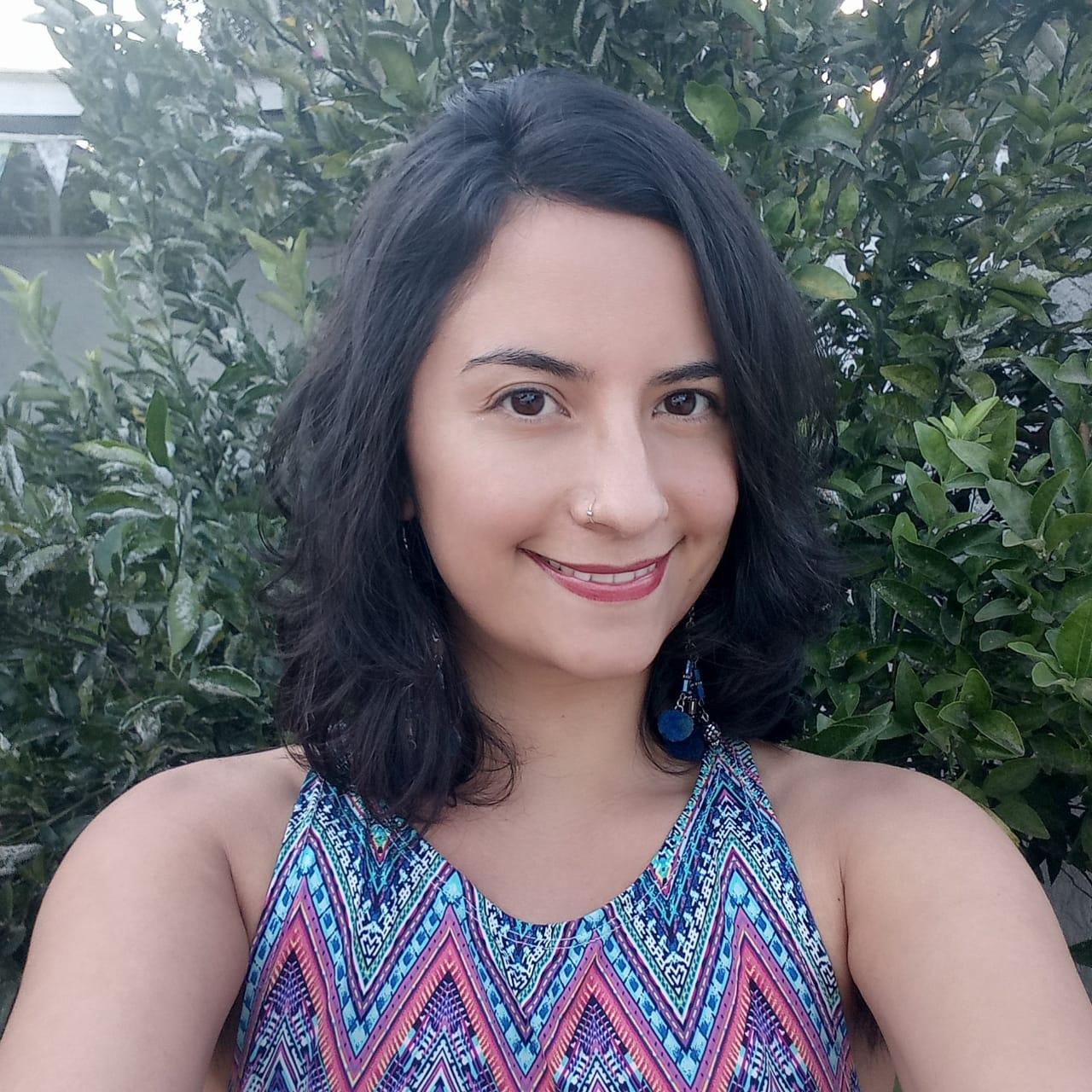 Camila Mundaca, integrante de la agrupación Mench (Movimiento Pro Emancipación de las Mujeres de Chile)