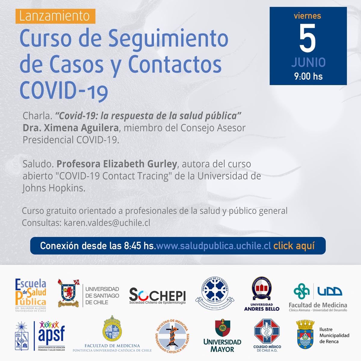 Curso "Seguimiento de casos y contactos COVID-19" 