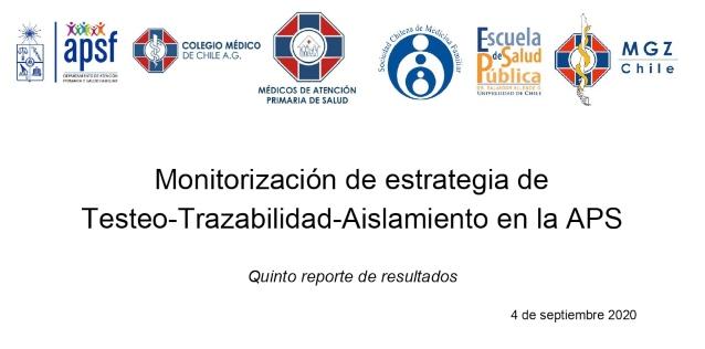 Quinto monitoreo a estrategia de Testeo-Trazabilidad-Aislamiento