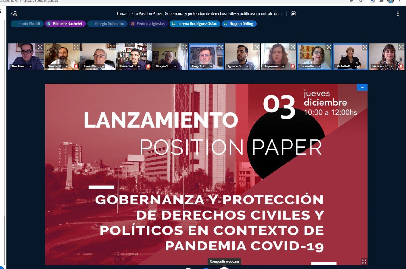 Position Paper ¿Gobernanza y protección de derechos civiles y políticos en contexto de pandemia COVID-19¿