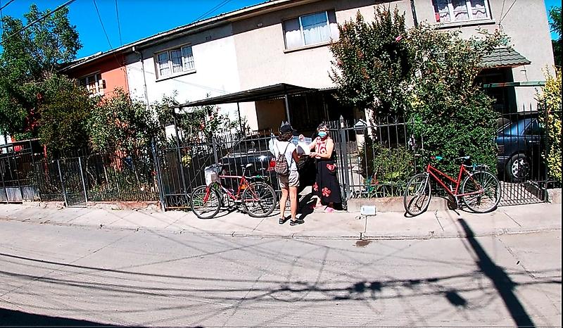 Actividad de  cicloruta del proyecto, acción a cargo del colectivo Indepecleta  y  la Agrupación Cultural La Cañadilla.