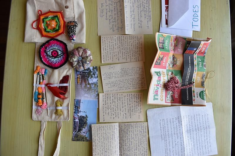 Costurero de Resistencia, acción  creada y articulada por Javiera Asenjo de Nido Textil, Katherine Rivas de la ESP, Anaí Ravanal del Taller Textil y Constanza Urrutia, de la Facultad de Artes.