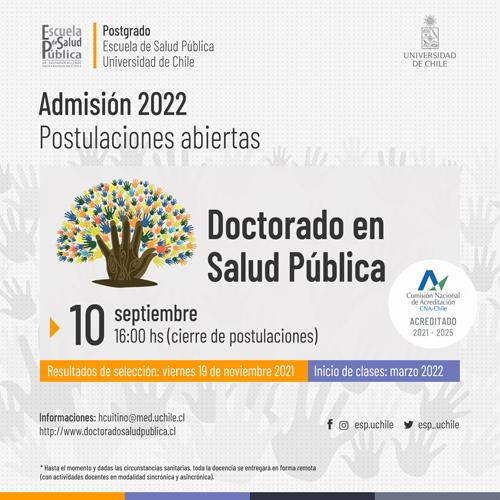 El programa de Doctorado en Salud Pública, logró su re acreditacion por 4 años hasta julio de 2025