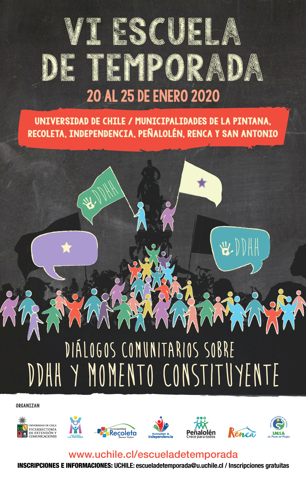 VI Escuela de Temporada "Diálogos comunitarios sobre Derechos Humanos y Momento Constituyente"