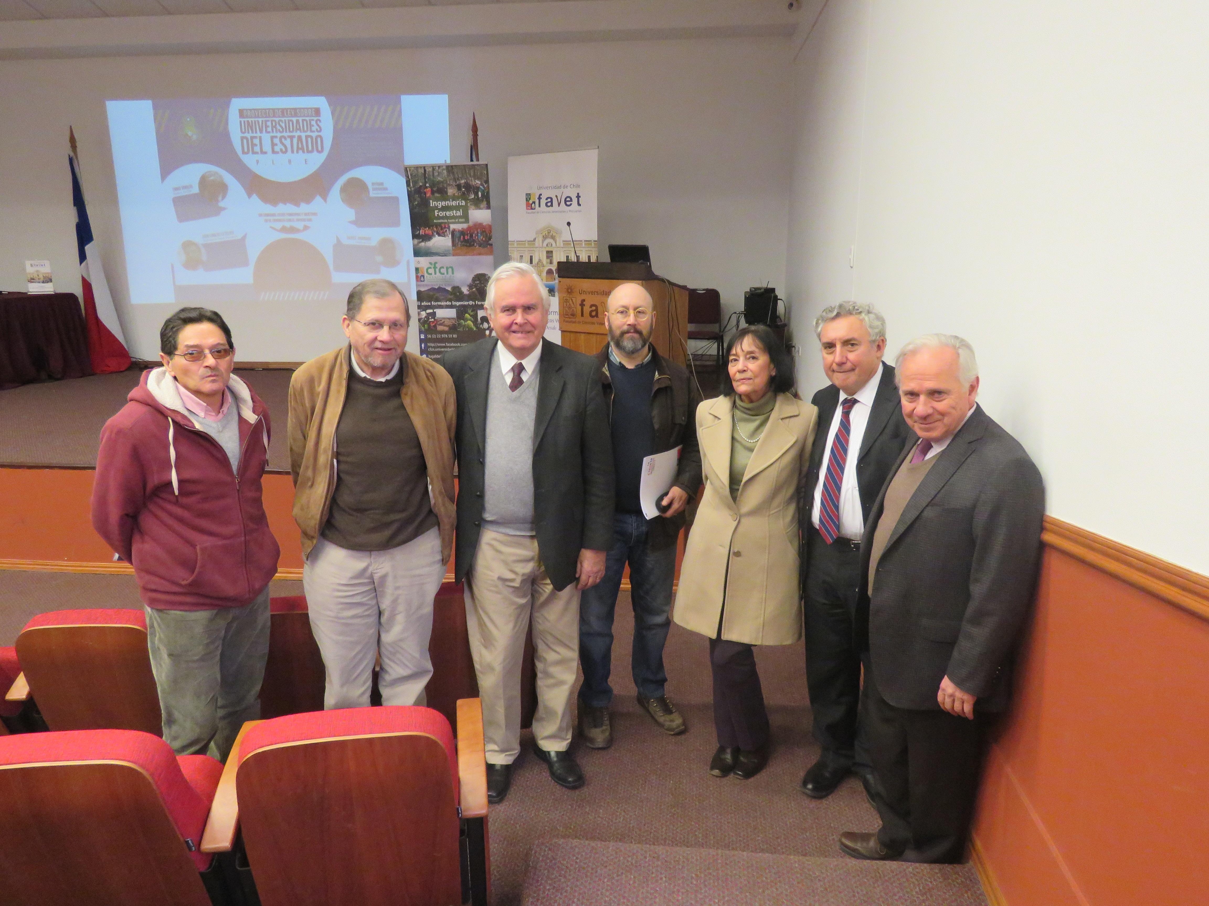 El encuentro fue convocado por el Comité de Decano, AFUCH de Antumapu y Favet, así como los cuatro centros de estudiantes del Campus.