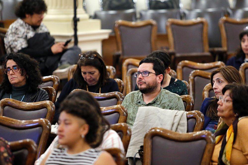 En su intervención, la rectora recordó a María Cristina López Stewart: "Su sabiduría se hizo presente con tal fuerza que supe no podía sino dar voz a sus palabras".