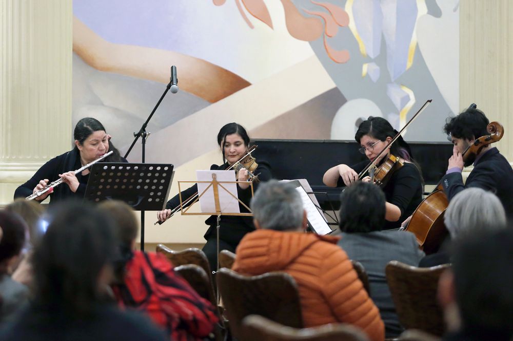 El cierre artístico del seminario internacional estuvo a cargo del Cuarteto Brönte.