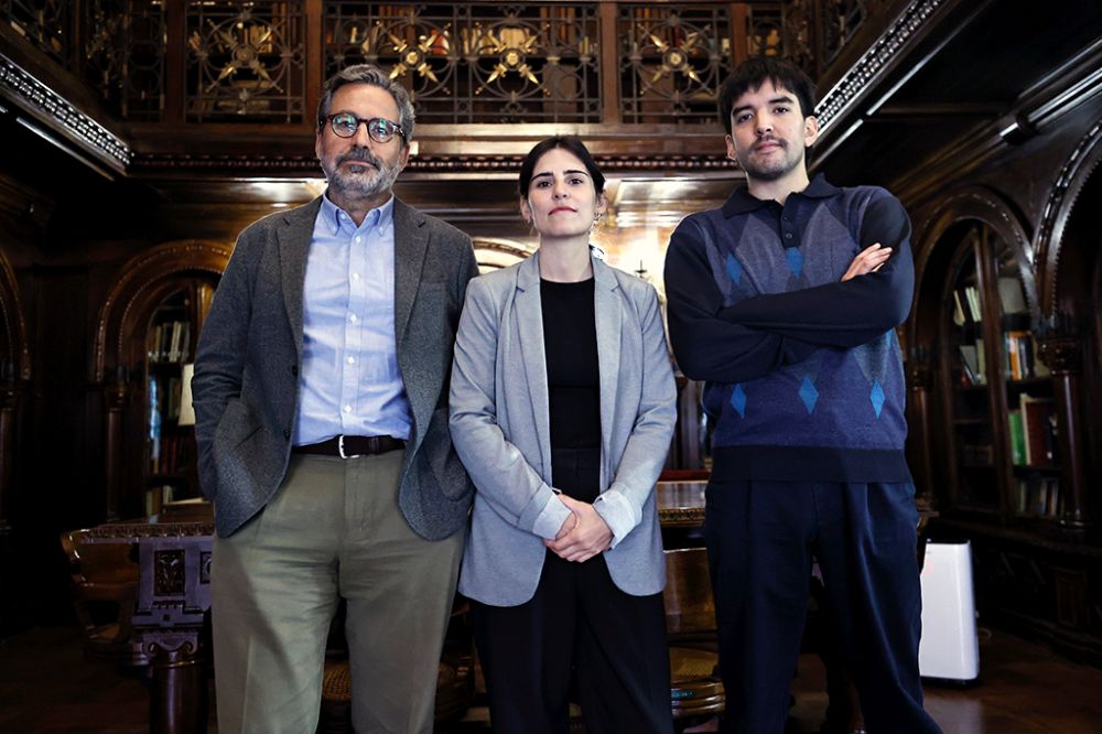Gonzalo Fanjul, Vanesa Martín y Piero Piffardi, profesionales de la Fundación porCausa.