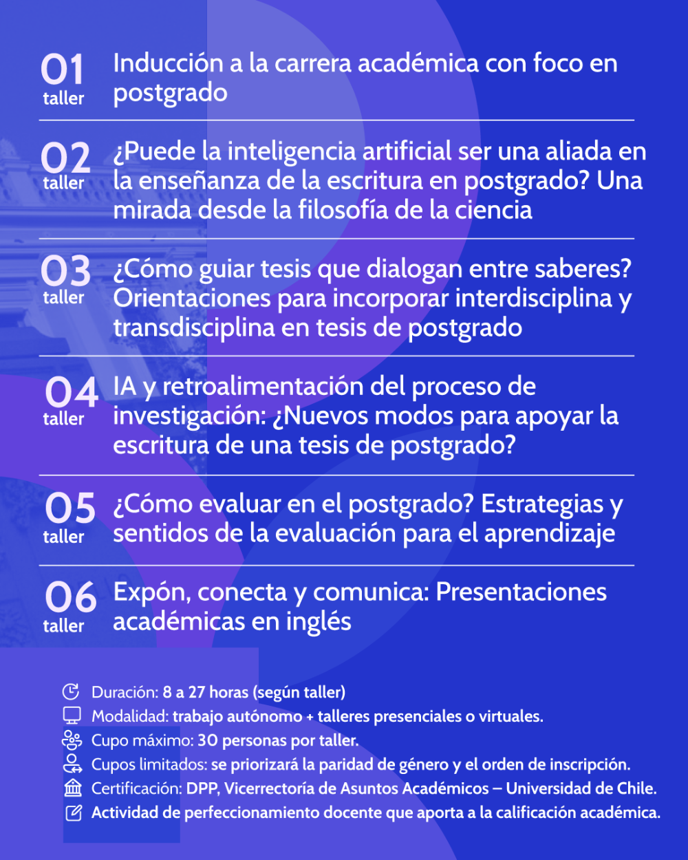 Talleres 3º Ciclo