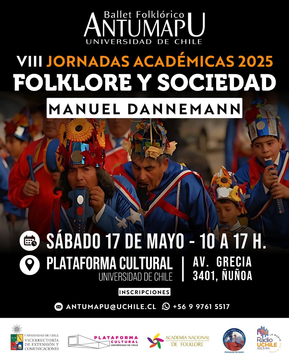 VIII Jornadas Académicas Folclore y sociedad  “Manuel Dannemann”.