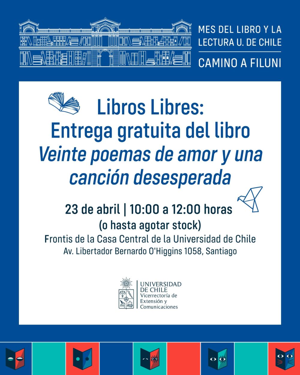 Libros Libres se realizará el 23 de abril