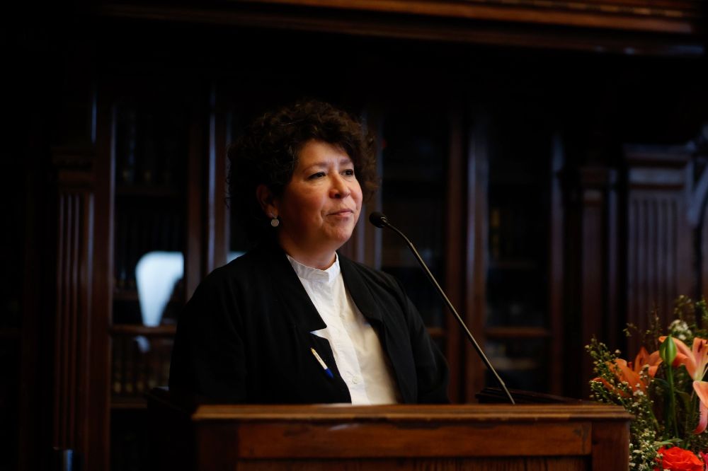 Con palabras de la directora de la Biblioteca Nacional, Soledad Abarca de la Fuente, comenzó la jornada marcada por reflexiones de la memoria.