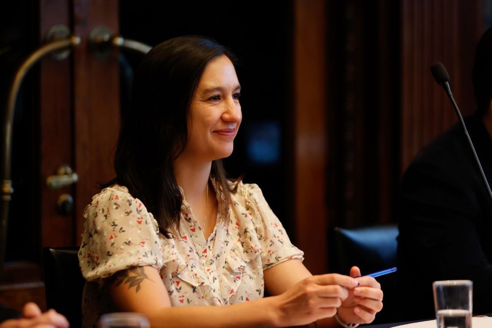 La subsecretaria de Derechos Humanos, Daniela Quintanilla Mateff, explicó los principales ejes del Plan Nacional de Búsqueda.