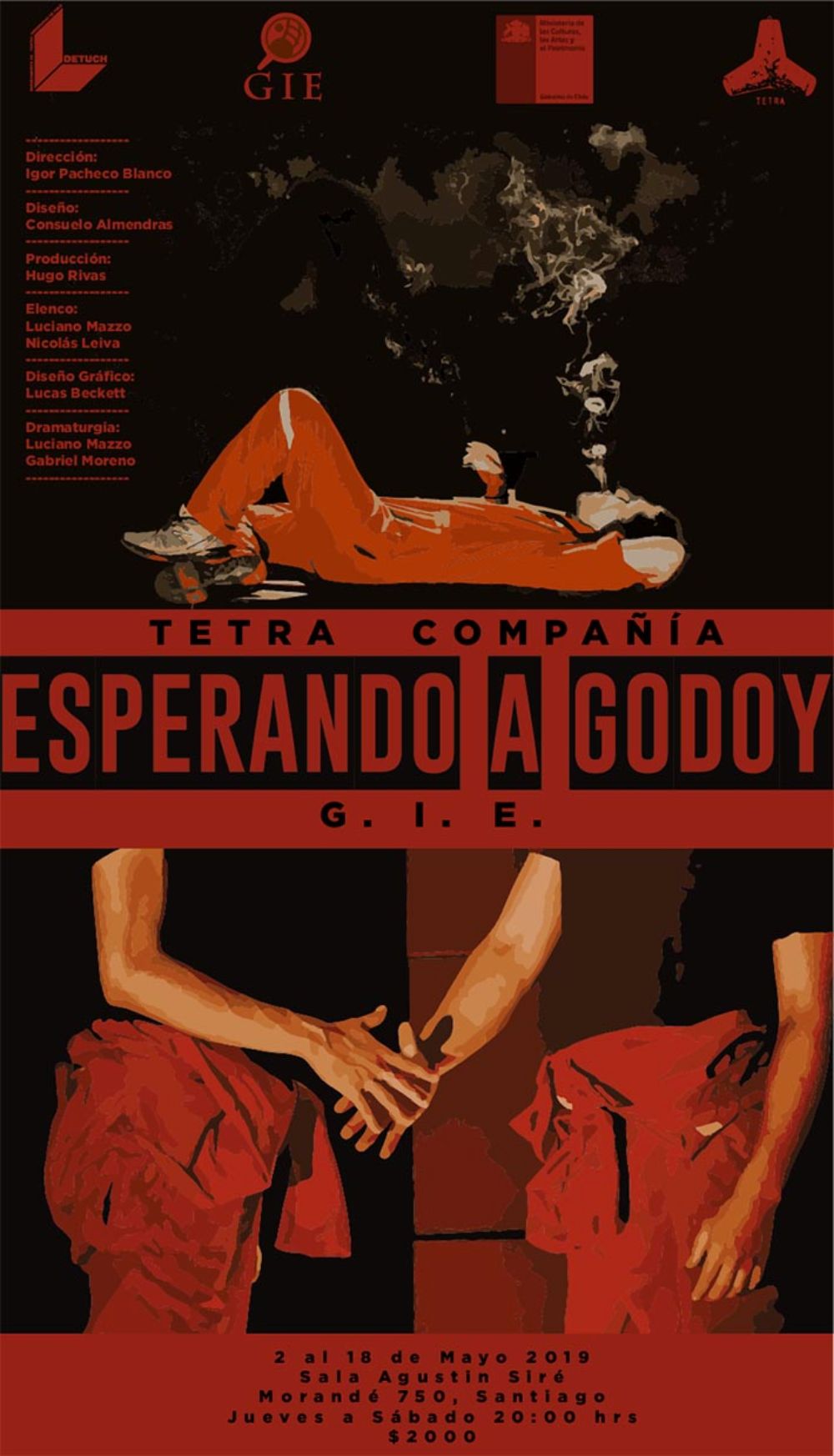 La obra se presentará entre el 2 y el 18 de mayo en la Sala Agustín Siré y tiene un valor de $2.000 pesos