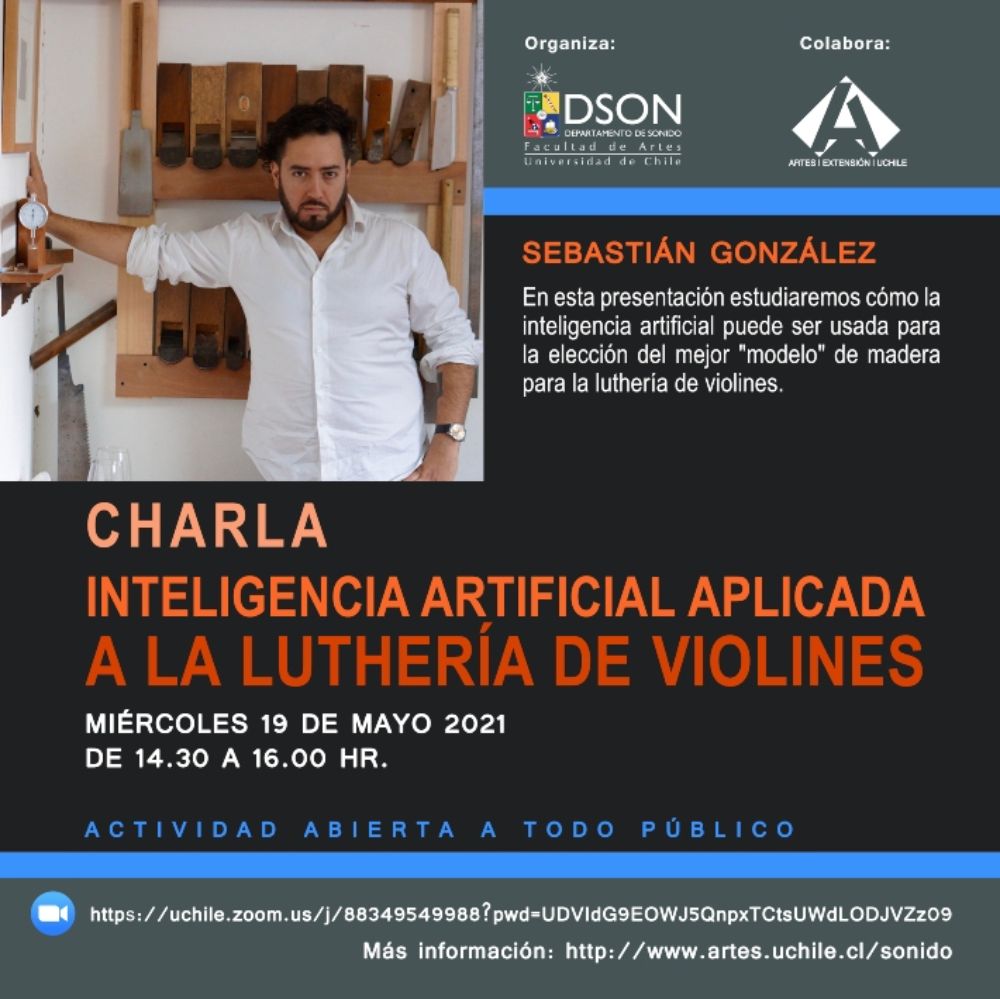 Charla "Inteligencia artificial aplicada a la luthería de Violines"