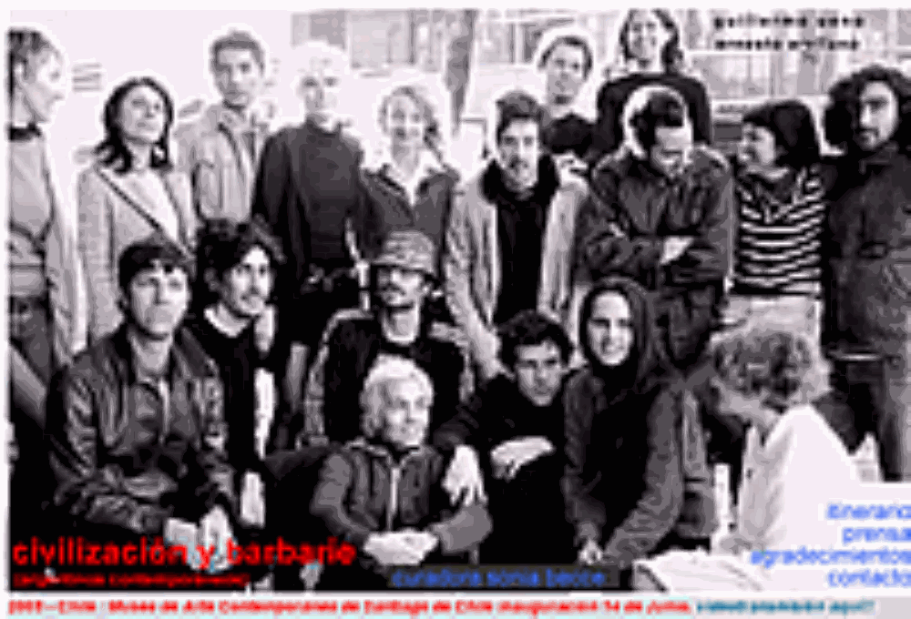 Exposición de  arte argentino contemporáneo