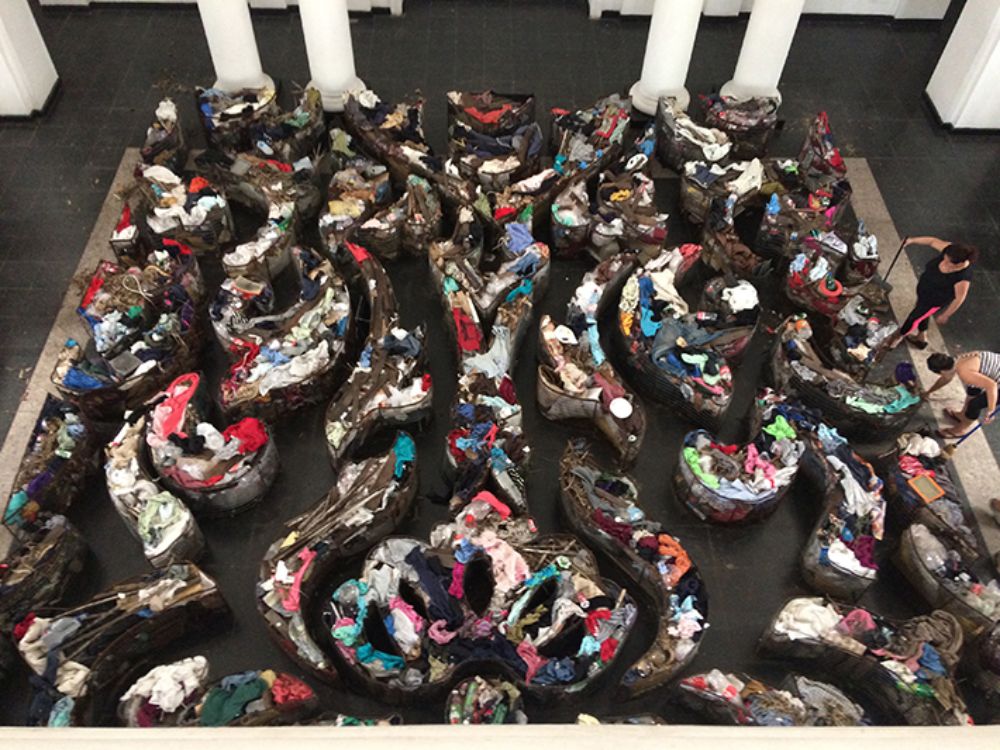 Para la artista visual, el problema de la basura ha sido un tema importante de explorar, tanto así que ha sido el fundamento de sus últimas investigaciones que han derivado en exposiciones.