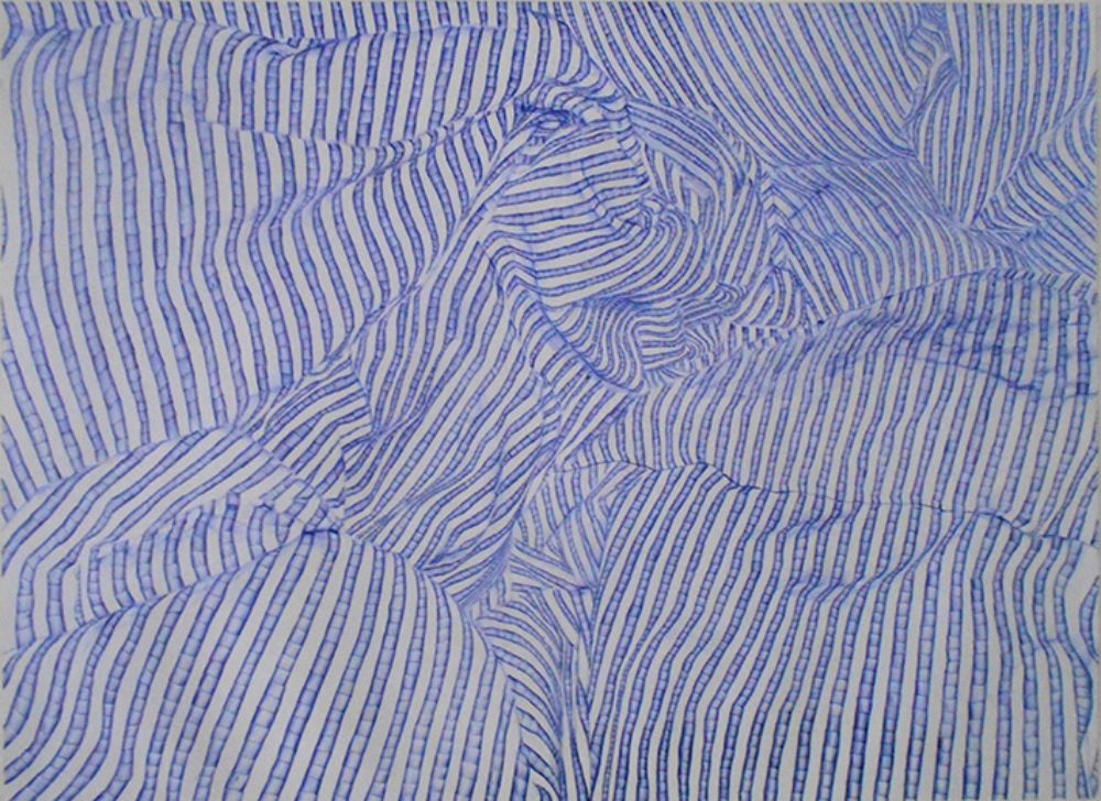 En la categoría Dibujo ¿ Ilustración dos egresadas del DAV obtuvieron distinción. Se trata de Fabiana Angulo que obtuvo la Segunda Mención Honrosa con su obra "Cubrecama"