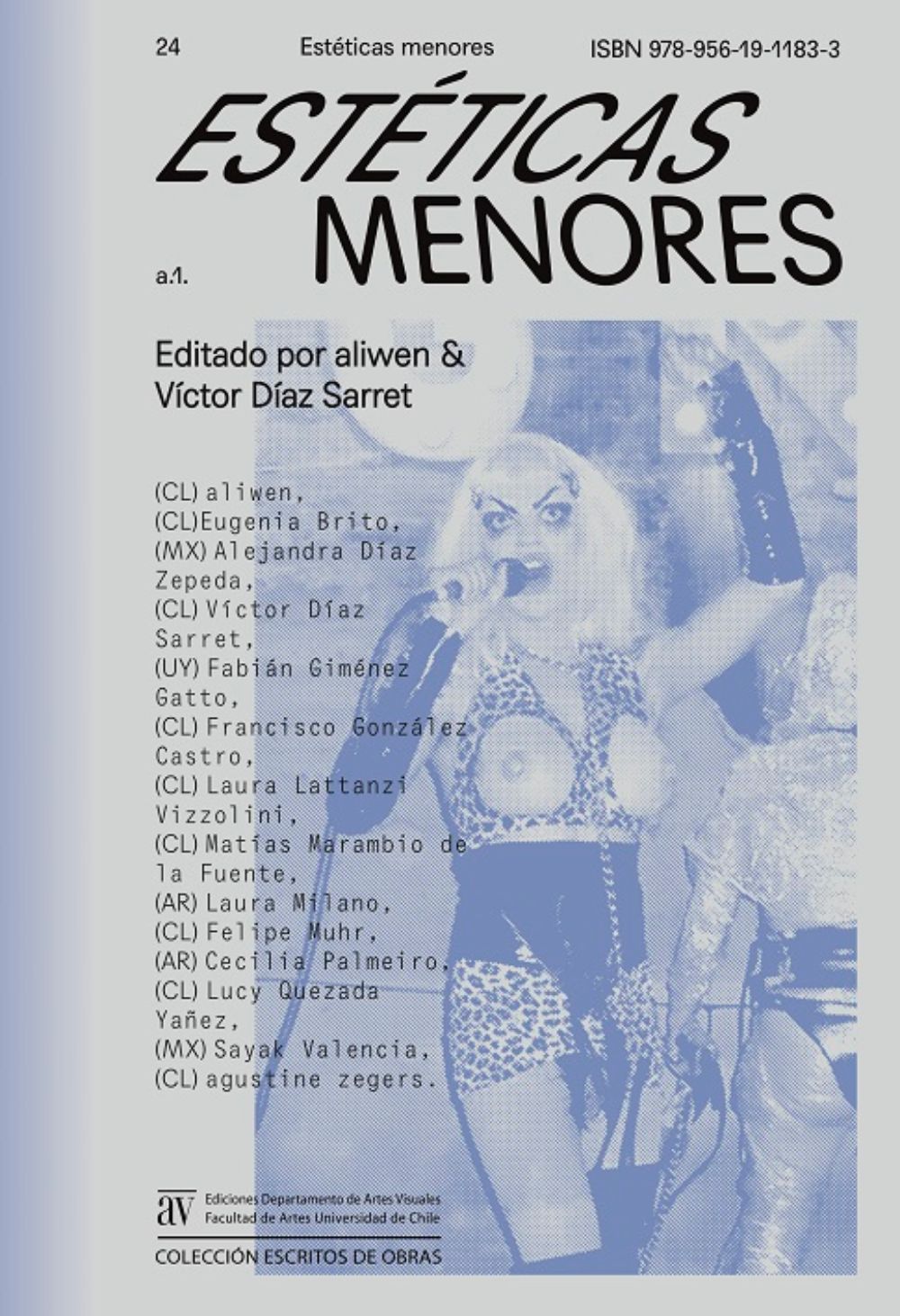 Portada del libro "Estéticas menores", que compila ensayos de diversos autores del Cono Sur