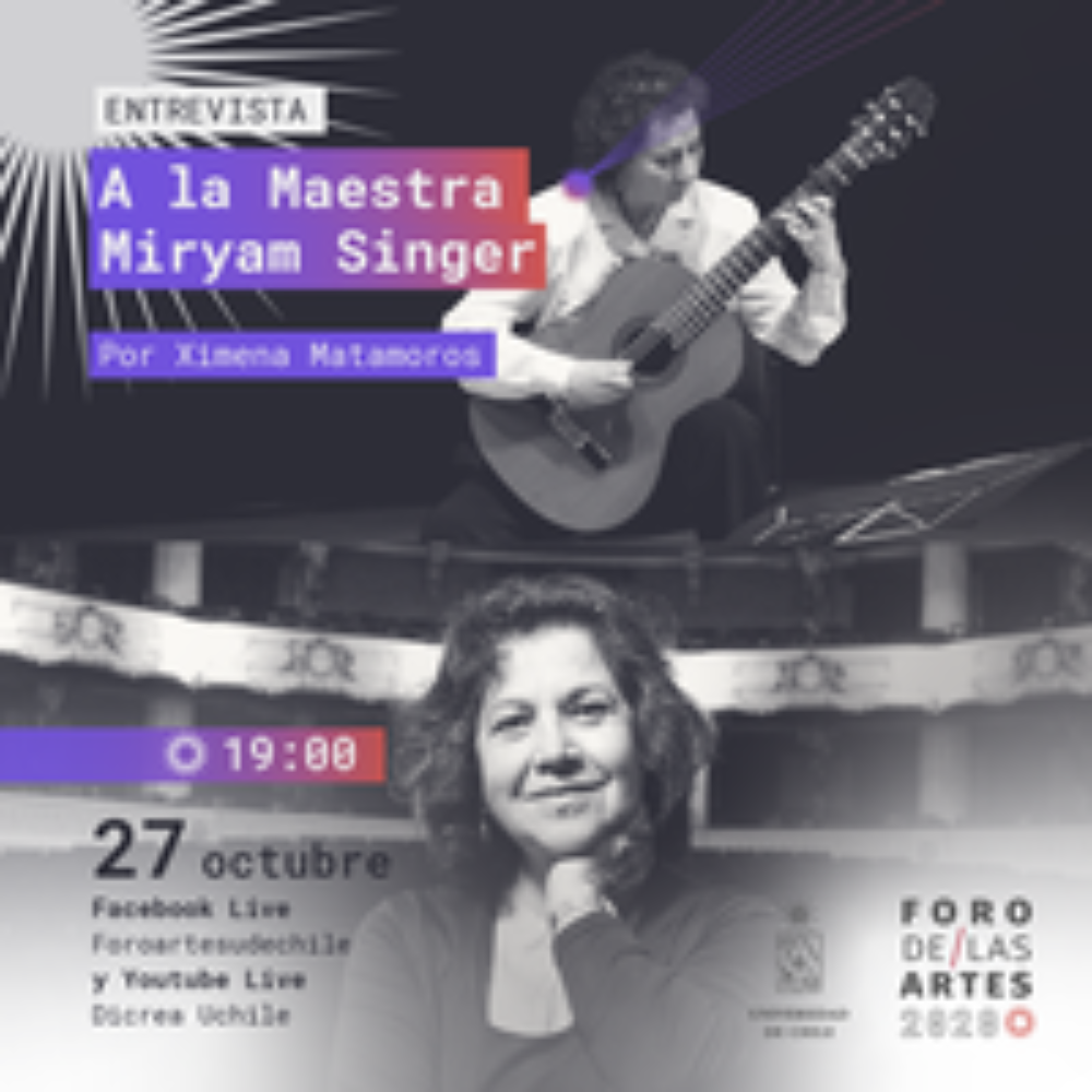 Todas las actividades del Foro de las Artes 2020 son gratuitas. La programación completa está disponible en el sitio www.forodelasartes.uchile.cl.