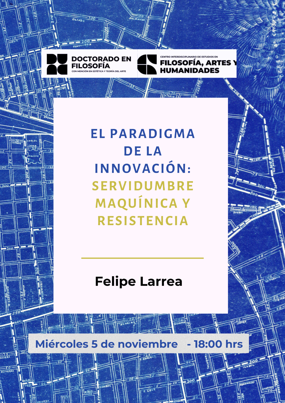 Charla "El paradigma de la innovación: servidumbre maquínica y resistencia"