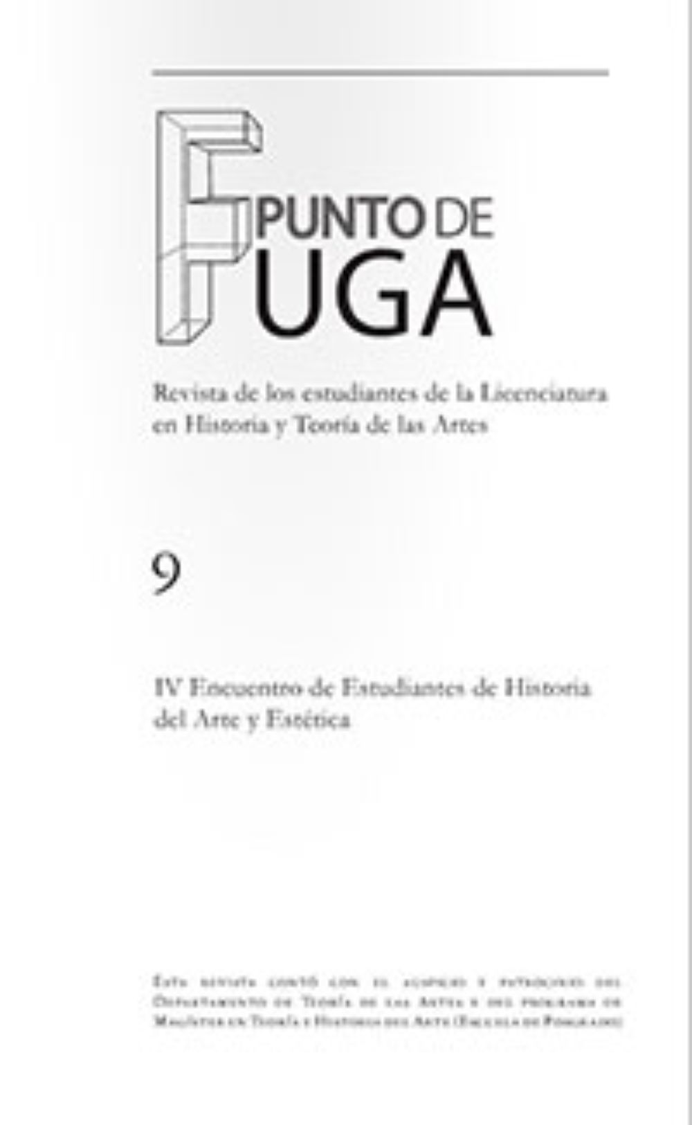 Revista Punto de Fuga nº9
