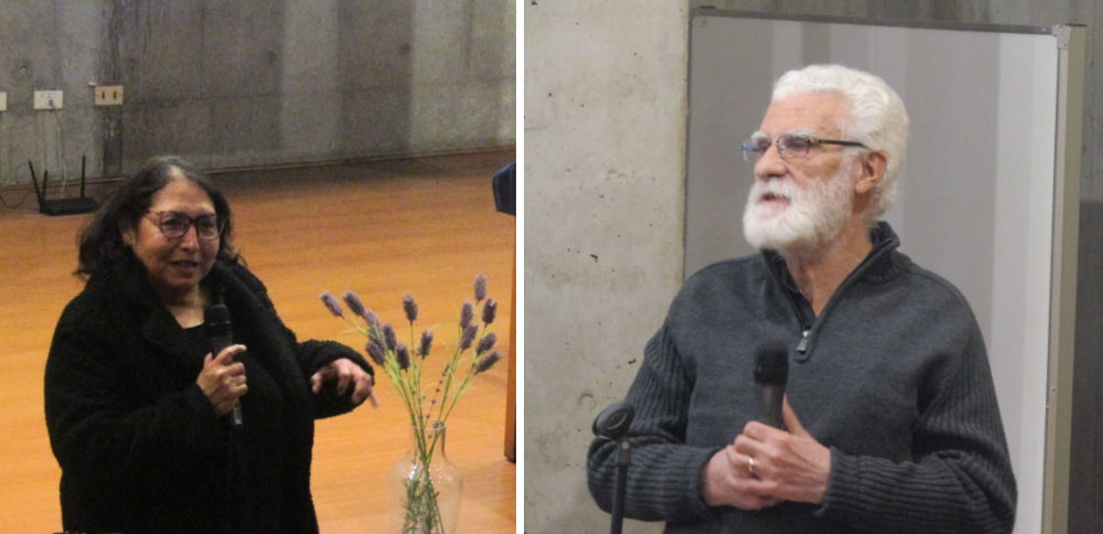 Sra. Angélica Vega y el Dr. Carlos Jerez