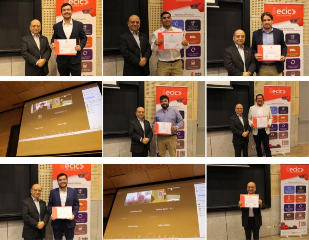 Entrega de certificados en el Diploma en Dirección de Proyectos en Ingeniería y Construcción