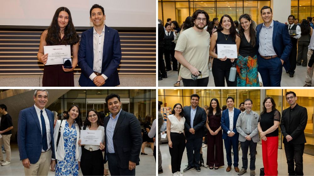 Tesis destacada de Sofía Segovia. Cóctel de celebración con profesores guías y familia de las y los estudiantes