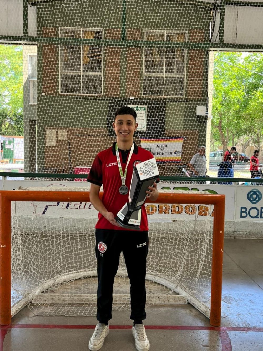 Red Star, el equipo de Andrés, obtuvo el 2° lugar de la Copa de Plata de San Juan, Argentina