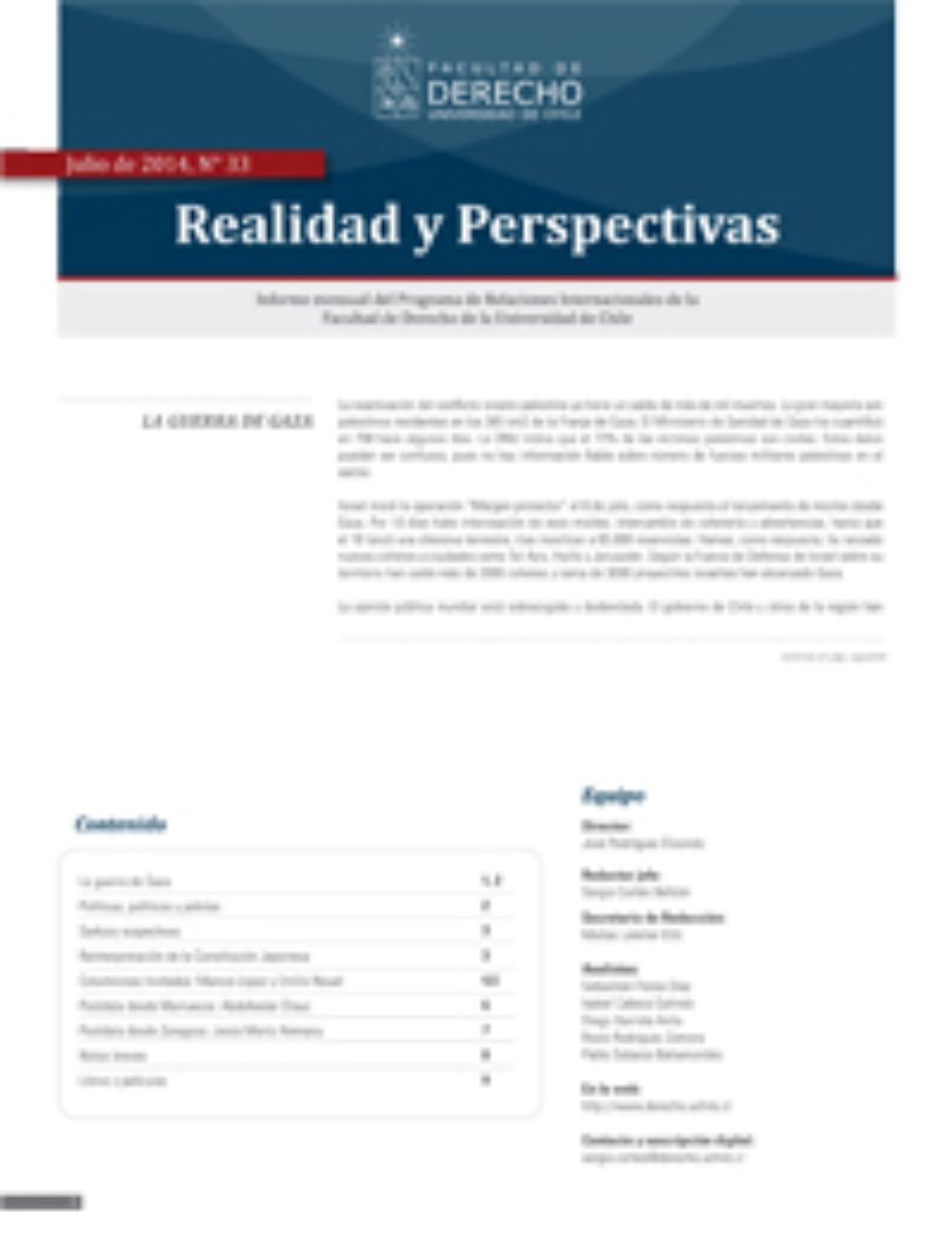 Realidad y Perspectivas