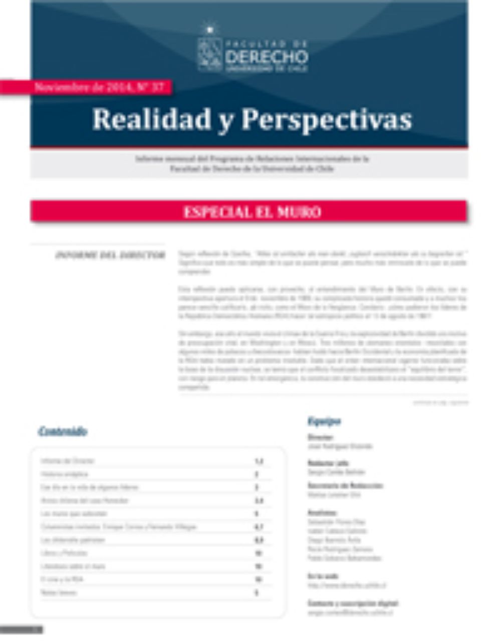 Realidad y Perspectivas