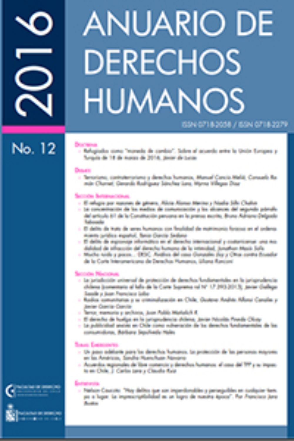 Anuario de Derechos Humanos