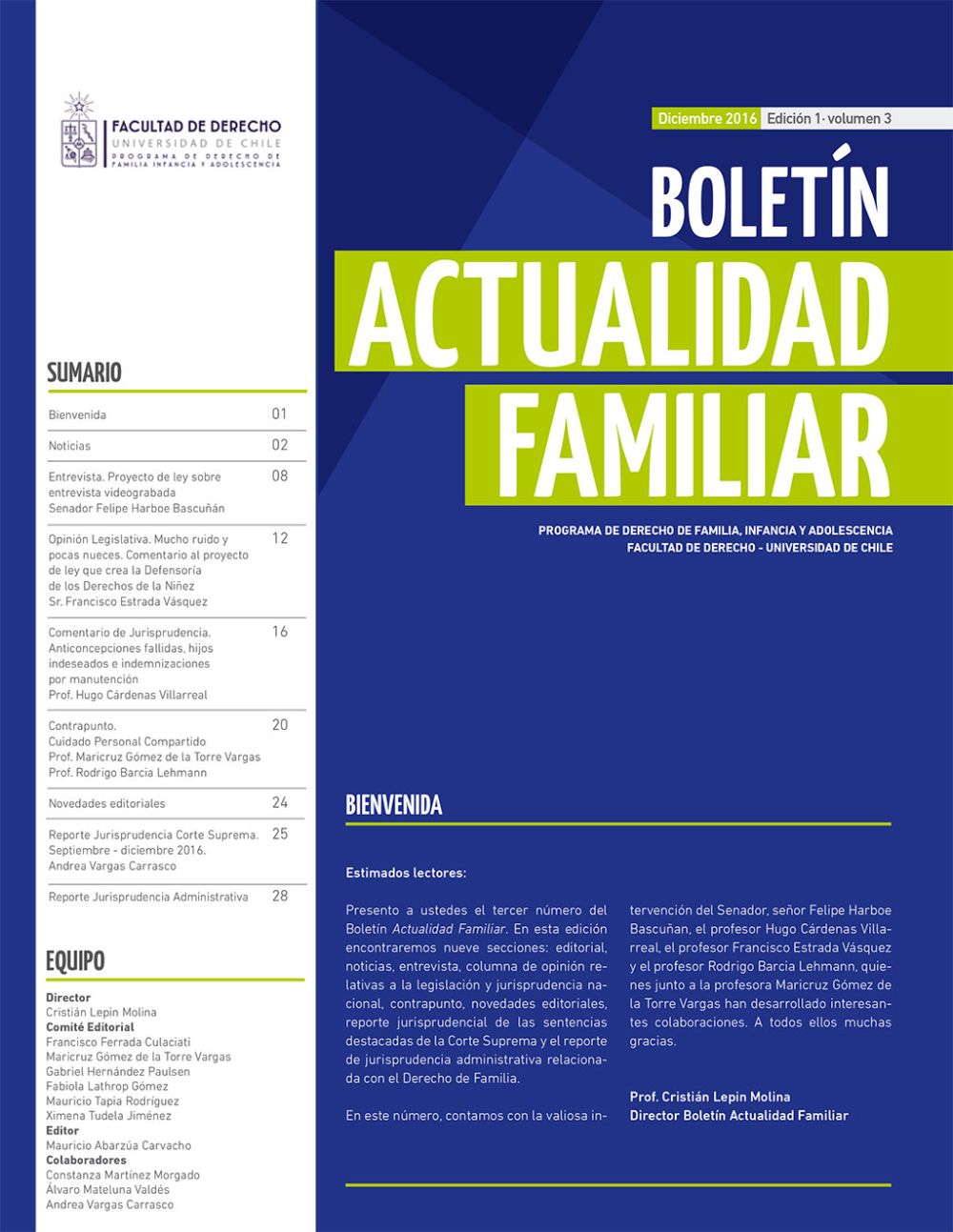 Boletín Actualidad Familiar N°3