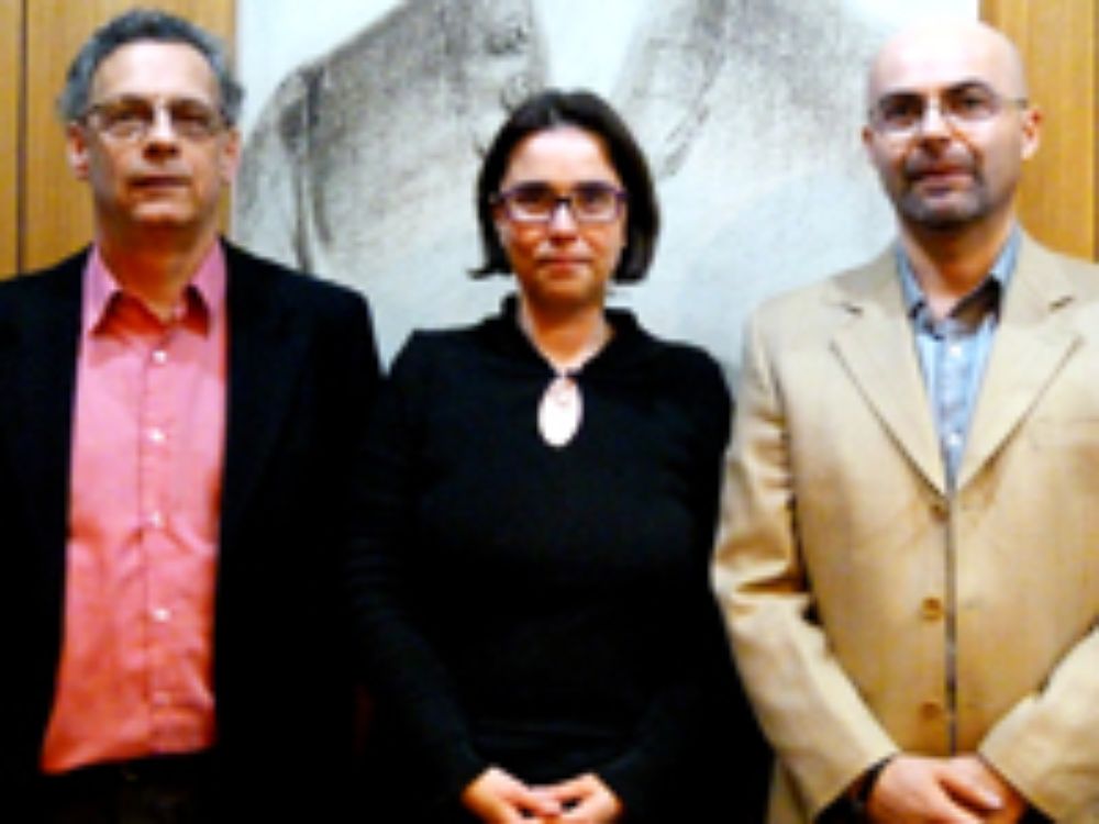  Prof. Oscar Mac-Clure, Dra. Micol Pizzolati y Prof. Jaime Fierro (INAP)