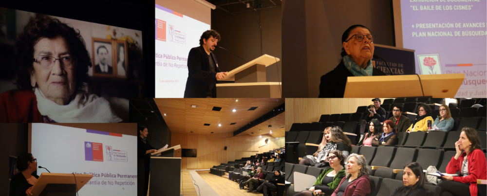 Conmemoración del 11 de septiembre en FACSO: Plan Nacional de Búsqueda y proyección de documental “El Baile de los Cisnes”