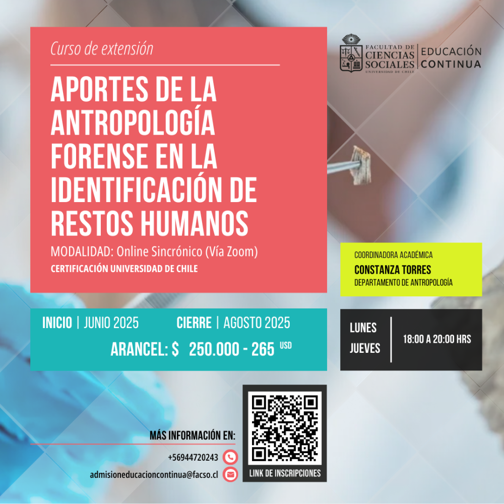 Antropología Forense en la identificación de restos humanos