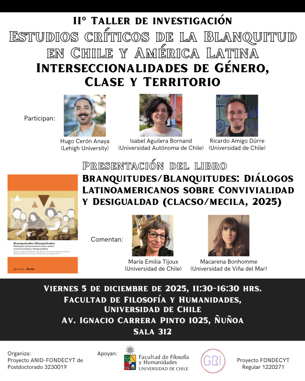 Afiche Taller blanquitud