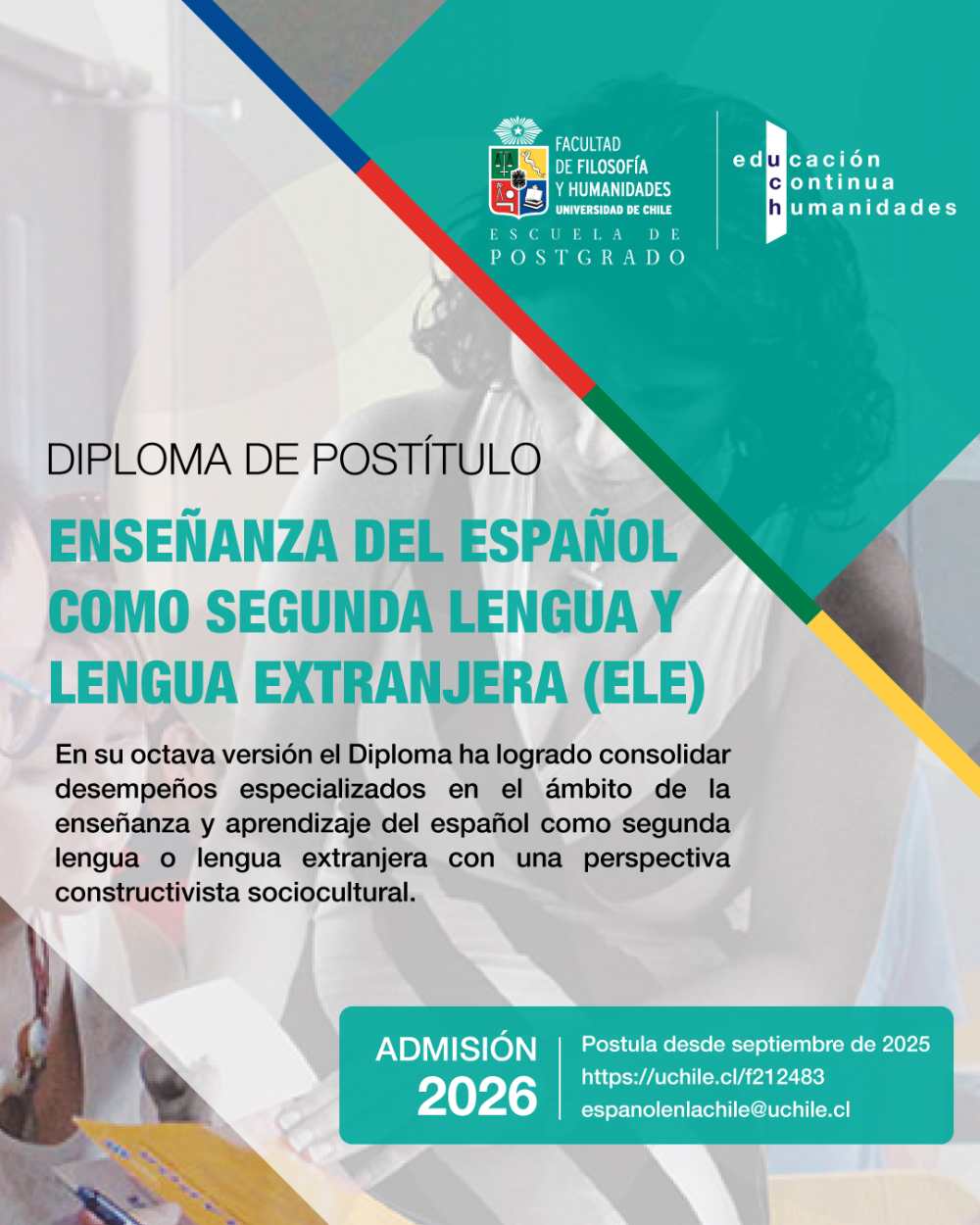 Diploma de Postítulo en Enseñanza del Español como Segunda Lengua y Lengua Extranjera (ELE)