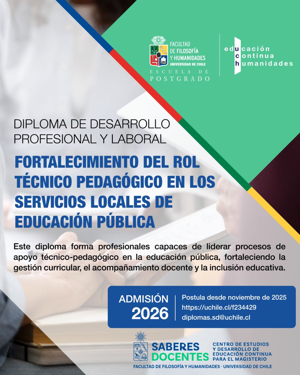 Diploma de Desarrollo Profesional y Laboral en Fortalecimiento del Rol Técnico Pedagógico en los Servicios Locales de Educación Pública