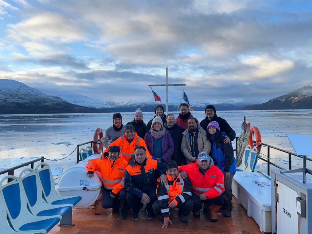 Equipo científico a bordo del L/M Huracán, en mayo pasado.