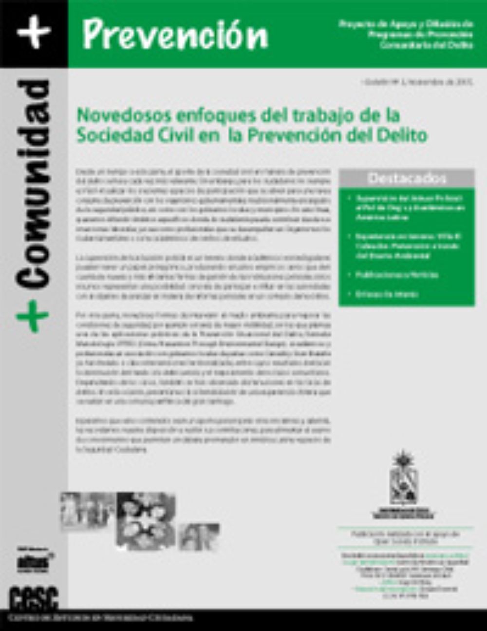 Más Comunidad Más Prevención N°3