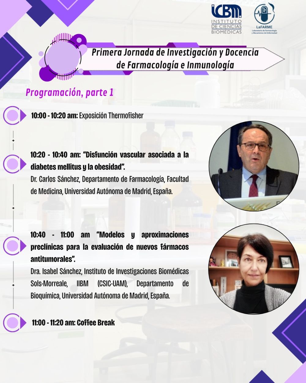 Jornada de Investigación y docencia Núcleo Interdisciplinario Farmacología e Inmunología