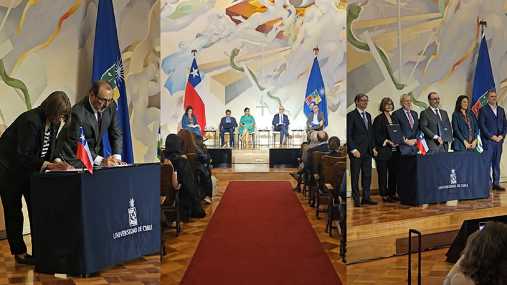 En marzo de este año, en Casa Central, la Rectora de la Universidad de Chile, prof. Rosa Devés Alessandri y Sergio Díaz-Granados, Presidente Ejecutivo de CAS firmaron el convenio para el desarrollo del Programa Sur.