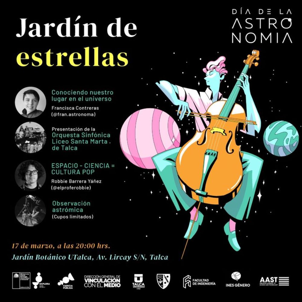 Charla pública Día de la Astronomía: "Espacio, Ciencia y Cultura Pop"