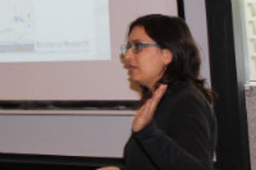 Francisca Muñoz, encargada de datos y cómputos del (CR)2. 