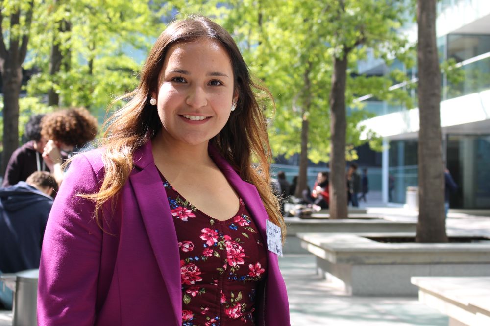 Ignacia Caamaño, Directora de la Feria Laboral de la FCFM