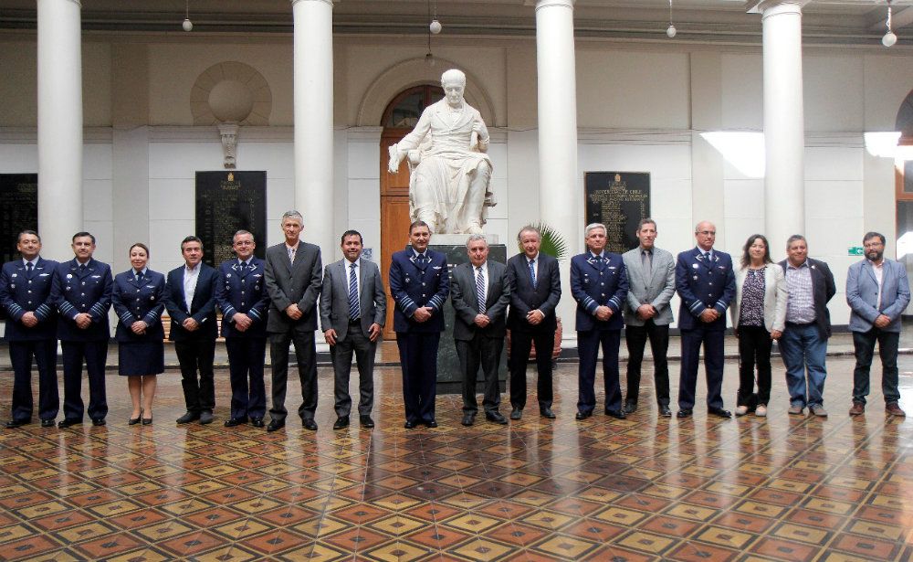 El convenio nace gracias al desarrollo realizado por la Universidad de Chile en el ámbito espacial.